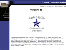 Tablet Screenshot of lakesidecb.com